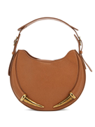 Roberto Cavalli Fang Bag curved-handle shoulder bag - Brown price in ...