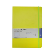 دفتر تنفيذي من OPP PAPER CONCEPT مقاس A4 - ألوان فلوو - أصفر