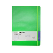 OPP PAPER CONCEPT A4 Soft Cover Executive Notebook - Fluo Colors Green