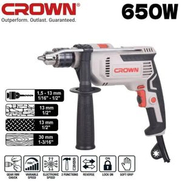Crown 650W Hammer Drill