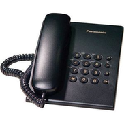 Panasonic KX-TS500 Integrated Corded Telephone, Black B0151TFSI8