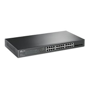 JetStream 28Port Gigabit Smart Switch with 24Port PoE+ Black SG2428P