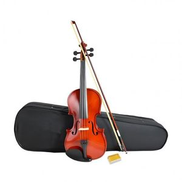  Shelter Fiddle Violin 3 4 for Beginners with Bow, Rosin & Hard Case - Natural Vanished