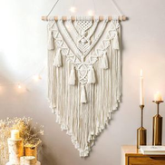 Macrame Wall Hanging & Wall Decor, New Bohemian Style 70x39 Cm