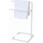 Joeforge Sleek Hand Towel Stand, White, 30 cm Length