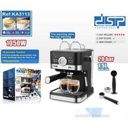 DSP Coffee Maker - Model KA3113 Black Silver 1.5L 1050W