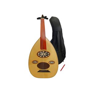  Handcrafted Classic Arabic Oud Egyptian Lute Aoud for Intermediate Students with Padded Bag & Pick - 9 Strings