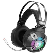 Marvo wired headphone with microphone, black - HG9015G
