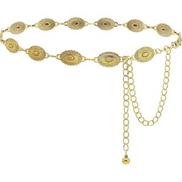  Cowboy waist chain - a structured waistline enhancer inspired by Western aesthetics, designed to layer over voluminous dresses, jackets or shirts effortlessly.