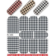 Magenta Nails 1 Sheet N.A.Stickers Caro On Vibrating Liquid Surface-N345