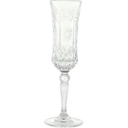 RCR Luxor Flute Glass Set 6-Piece, 160 ml Capacity
