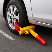  Anti-theft metal car wheel lock wheel safety clamp, durable and secure car wheel lock, effective protection against tire and car theft