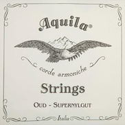 Aquila SUPERNYLGUT مجموعة كاملة من العود العربي التقليدي، أوتار العود، CGDAFC ضبط دو - دو 11 وترًا