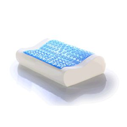 Ht Ht Cooling Gel Memory Foam Pillow - Soft And Well Supported To Comfort Your Body While Sleeping, 60 35, White