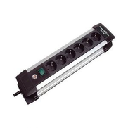 Brennenstuhl Premium Alu - Line Extension Socket - 6 Inputs - 3500W