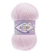 ALIZE SEKERIM BEBE Light Pink 185 - Crochet And Knitting Yarn