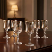 HomePro Golden Polygon Gleam Glass Set