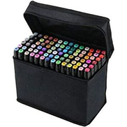 's 60-Color Double Sided Marker Pen Set - Black