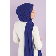 AM-Shop Big Size Scarf Crepe High-Quality Blue