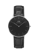 DANIEL WELLINGTON Women's Petite Reading Water Resistant Analog Watch DW00100147 - 36 mm Black