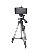 Generic Camera Tripod With Remote Black Silver