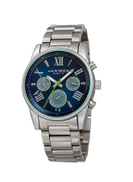 Akribos XXIV Men's Stainless Steel Chronograph Wrist Watch AK912SSBU