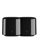 Generic 2-Piece Universal IR Wi-Fi Intelligent Remote Control For Alexa Google Black