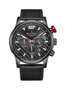 NAVIFORCE ساعات كاجوال للرجال جلد تناظري Af8002-B-B