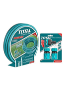 TOTAL Hose Half With Connectors Green 20mm