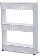 Generic Organizer for kitchen or bathroom, movable 3 shelves, white color B096925P22