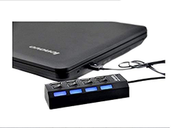 Generic High speed mini 4 port usb hub usb 2.0 hub for laptop pc computer. accessories black B08YNFTKJJ