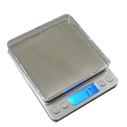 Generic 3000g Electronic Scale, Silver, Countertop Digital Scale, LED Display, Stainless Steel, 0.1g Accuracy, Cooking & Jewelry Use B091CQ268D