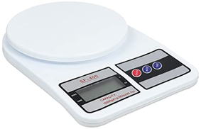 Generic Electronic kitchen scale for digital kitchen resistant practice lcd precision food ease capacity 10 kg B08ZY22B91