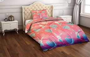 Tigers Trade Lines 2 Piece Youth Single Bed Comforter Set Soft Velvet ...