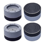 Universal washing machine anti vibration feet pads 4 pieces, grey B00Q9XU73C