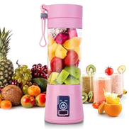 Generic 380 ml Blender Juicer Cup USB Rechargeable Electric Automatic Vegetable Fruit Citrus Orange Juice Maker Cup Mixer Bottle B08YNNH1H5