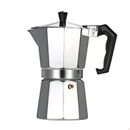 Generic 6-Cup aluminum Espresso Percolator Coffee Stovetop Maker Mocha Pot for Use on Gas or Electric Stove B07BCZ2WSR