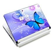 iColor Blue Butterfly Laptop Skin Sticker for Notebook PC