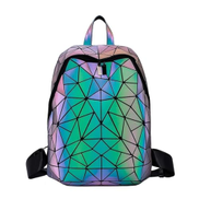 Amazon Reflective Triangle Backpack LorranTree Geometric Backpack