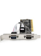 Generic PCI Serial Parallel Combo Card with Dual Serial RS232 Ports DB9 ...